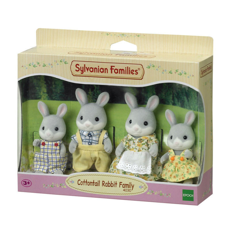 Cottontail Rabbit Family