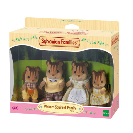 La famille Écureuil Roux de Sylvanian Family
