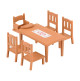 Family Table & Chairs de Sylvanian Family - 1