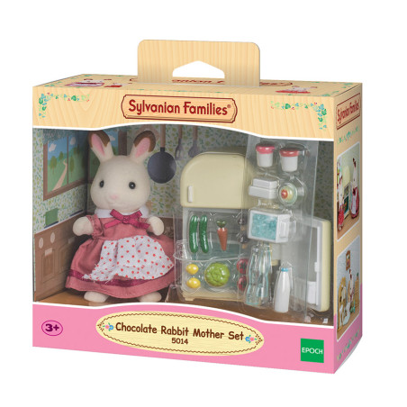 Chocolate Rabbit Mother Set (Fridge) de Sylvanian Family