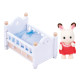 Chocolate Rabbit Baby Set (Baby Bed) de Sylvanian Family - 1
