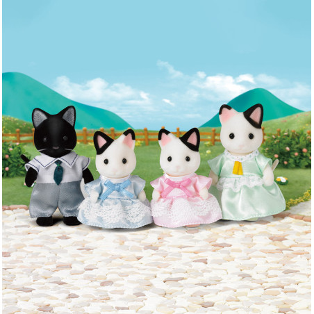 Tuxedo Cat Family de Sylvanian Family - 2