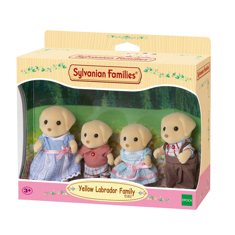 Yellow Labrador Family
