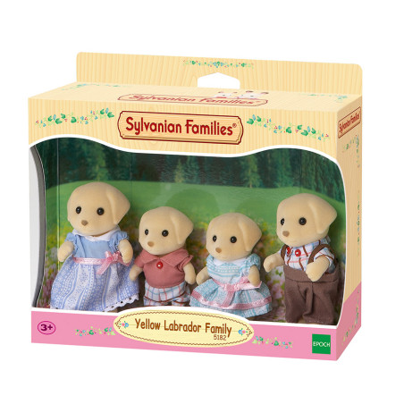 Yellow Labrador Family de Sylvanian Family