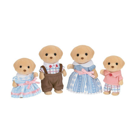 Yellow Labrador Family de Sylvanian Family - 1