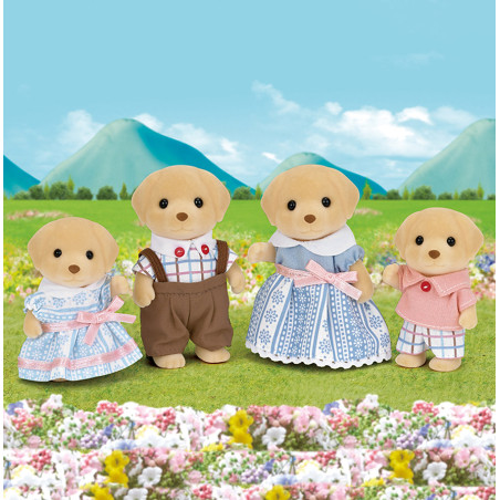Yellow Labrador Family de Sylvanian Family - 2