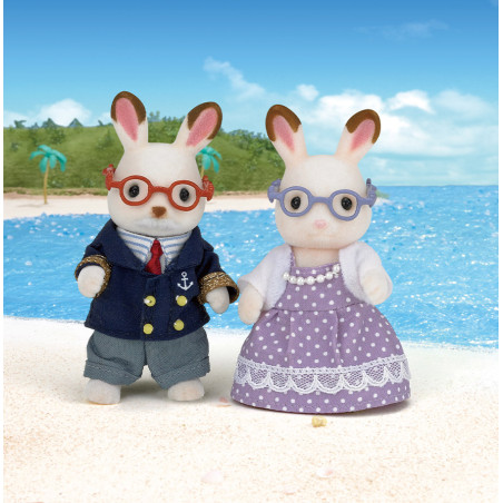 Chocolate Rabbit Grandparents de Sylvanian Family - 2
