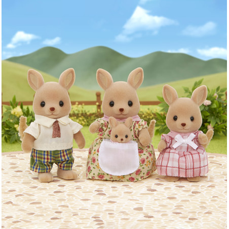 Kangaroo Family (EURO version: Short nose) de Sylvanian Family - 2