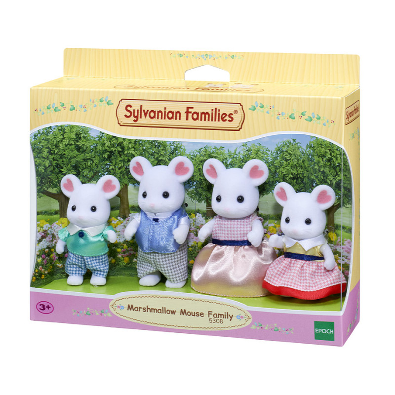 Marshmallow Mouse Family