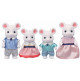Marshmallow Mouse Family - Sylvanian Families 1