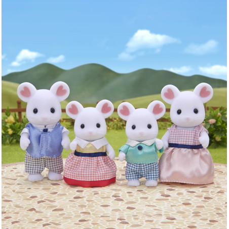 Marshmallow Mouse Family de Sylvanian Family - 6