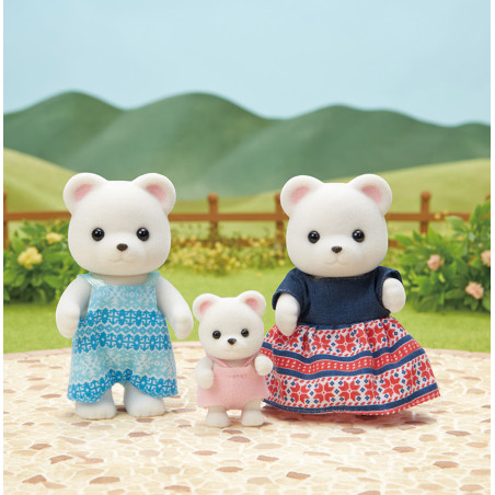 Polar Bear Family de Sylvanian Family - 5