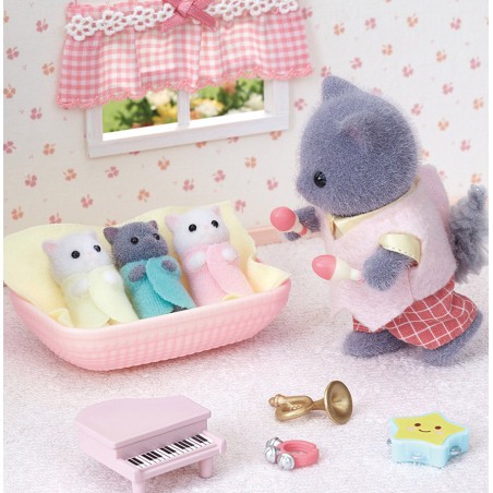 Les triplés Chat persan de Sylvanian Family - 2