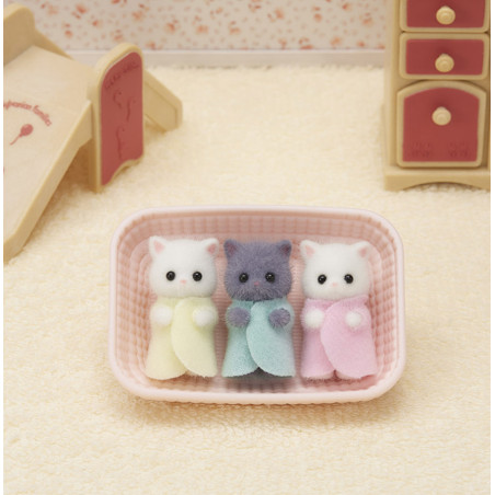Les triplés Chat persan de Sylvanian Family - 3
