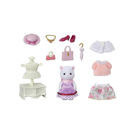 Fashion Play Set Town Girl Series - Persian Cat- de Sylvanian Family - 3