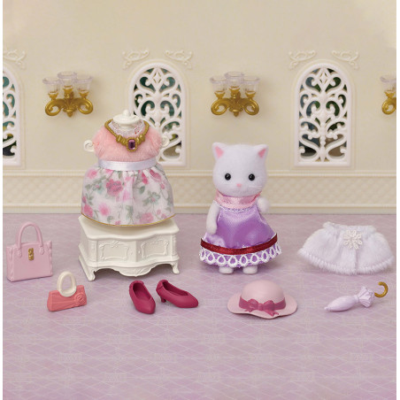 Fashion Play Set Town Girl Series - Persian Cat- de Sylvanian Family - 6