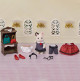 Fashion Play Set Town Girl Series - Tuxedo Cat- - Sylvanian Families 6