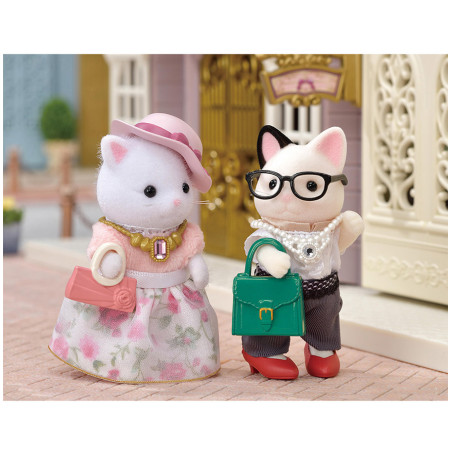 Fashion Play Set Town Girl Series - Tuxedo Cat- de Sylvanian Family - 7