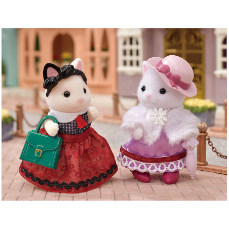 Fashion Play Set Town Girl Series - Tuxedo Cat- de Sylvanian Family - 8