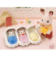 Les triplés Lapin Chocolat et accessoires puériculture de Sylvanian Family - 4