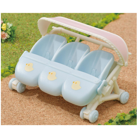 Triplets Stroller de Sylvanian Family - 3