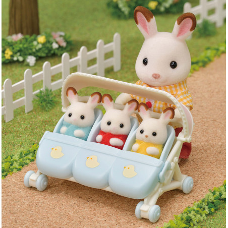 Triplets Stroller de Sylvanian Family - 4