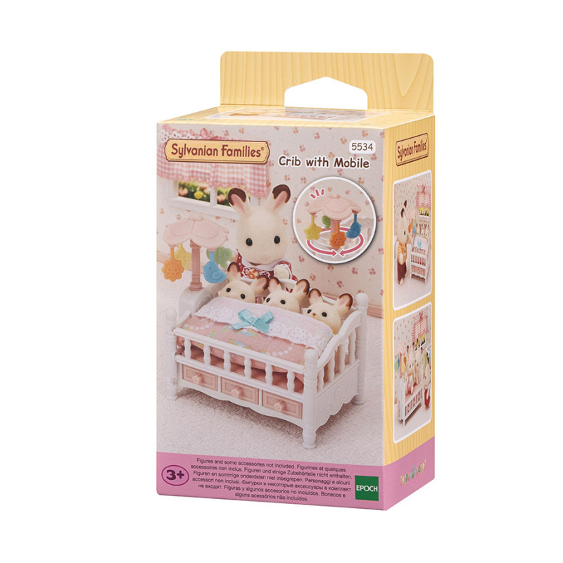 Crib with Mobile