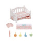 Crib with Mobile de Sylvanian Family - 1