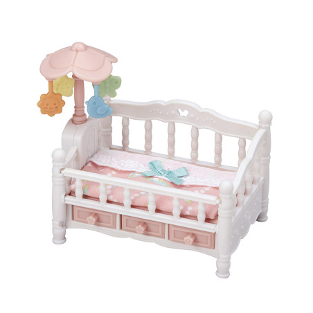 Crib with Mobile de Sylvanian Family - 2