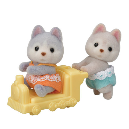 Les jumeaux Husky de Sylvanian Family - 1