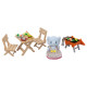 BBQ Picnic Set -Elephant Girl- de Sylvanian Family - 2