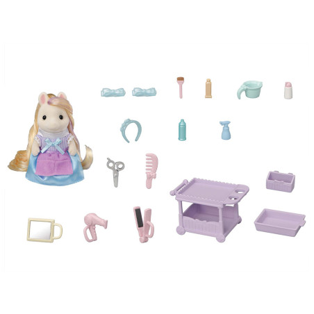 Pony's Hair Stylist Set de Sylvanian Family - 3