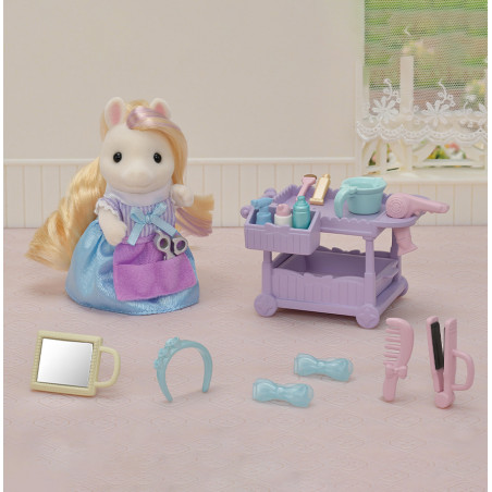 Pony's Hair Stylist Set de Sylvanian Family - 10