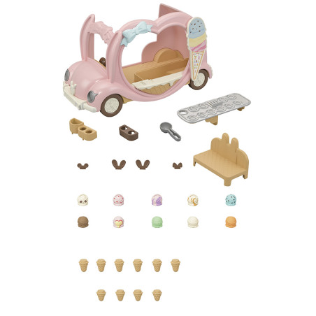 Le marchand de glace ambulant de Sylvanian Family - 3