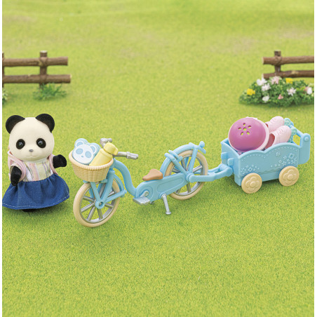 Cycle & Skate Set -Panda Girl- de Sylvanian Family - 5