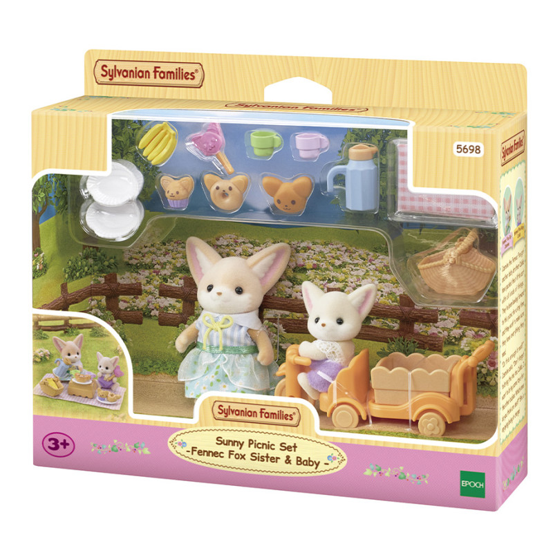 Sunny Picnic Set -Fennec Fox Sister & Baby -