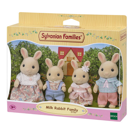 Milk Rabbit Family de Sylvanian Family