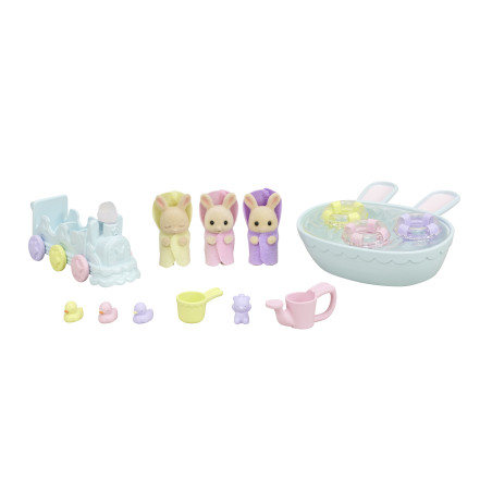 Triplets Baby Bathtime Set de Sylvanian Family - 2