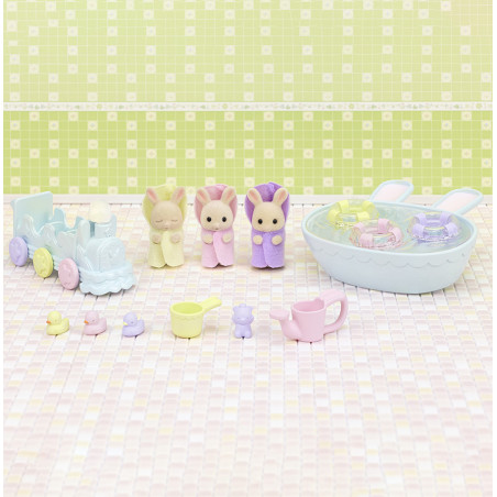 Triplets Baby Bathtime Set de Sylvanian Family - 6