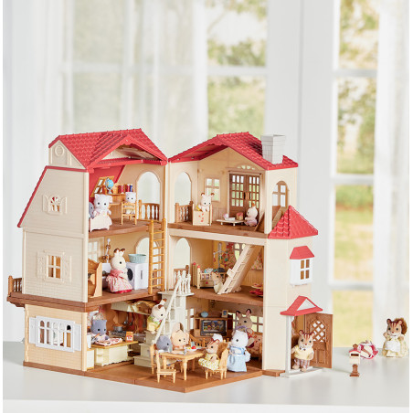 La grande maison éclairée et sa pièce secrète de Sylvanian Family - 4