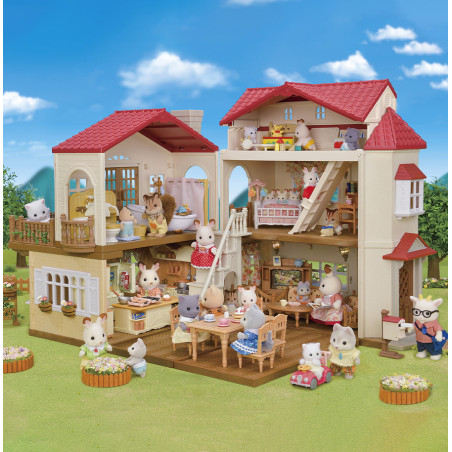 La grande maison éclairée et sa pièce secrète de Sylvanian Family - 7
