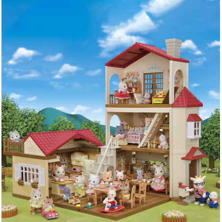 La grande maison éclairée et sa pièce secrète de Sylvanian Family - 9