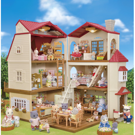 La grande maison éclairée et sa pièce secrète de Sylvanian Family - 10