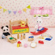 Baby's Toy Box -Snow Rabbit & Panda Babies- de Sylvanian Family - 4