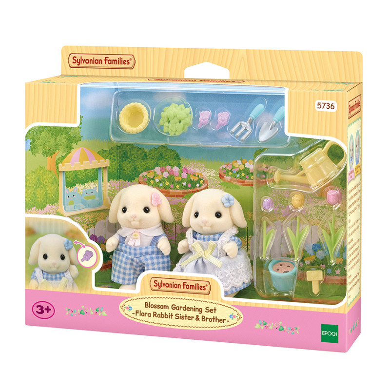 Blossom Gardening Set -Flora Rabbit Sister & Brother-