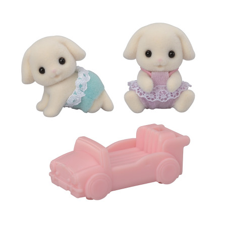 Flora Rabbit Twins de Sylvanian Family - 1