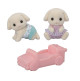 Flora Rabbit Twins de Sylvanian Family - 1