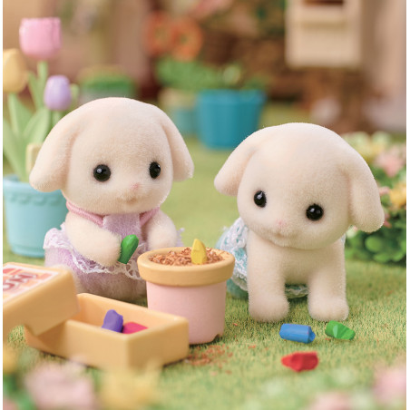 Flora Rabbit Twins de Sylvanian Family - 4