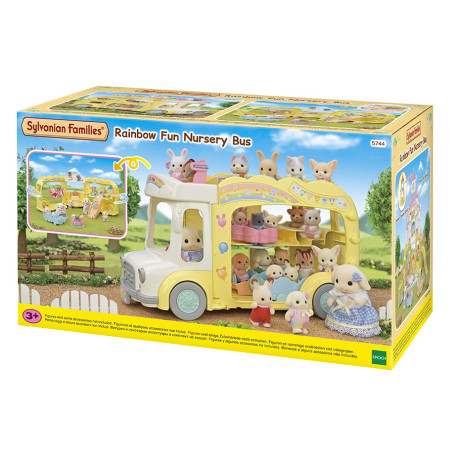 Rainbow Fun Nursery Bus de Sylvanian Family