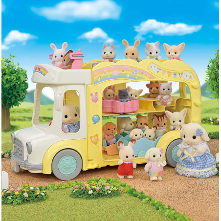 Rainbow Fun Nursery Bus de Sylvanian Family - 2